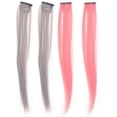 thumbnail image 1 of Shisuyan 4 Pcs Pinces d'Extension de Cheveux pour Femmes Pièces de Cheveux Courtes Sans Couture Extensions de Cheveux pour Fille, 1 of 8