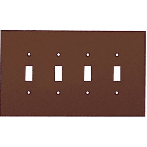 CRL PMP401BRZ Bronze Quad Toggle Acrylic Mirror Plate