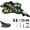 Green + 2 Battery, variant on Foam Remote Control Airplanes RC Planes for Kids Adults 14+, RC Airplane Fighter Jet with Light, 360° Flip Fighter Jet Toys, Stunt Roll, Airplane Toy Gifts for Kids Boys