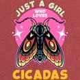thumbnail image 3 of CafePress - Cicadas Just A Girl Who Loves Cicadas Entomology Women's Comfort Colors® T Shirt - Womens Comfort Colors® Shirt, 3 of 4