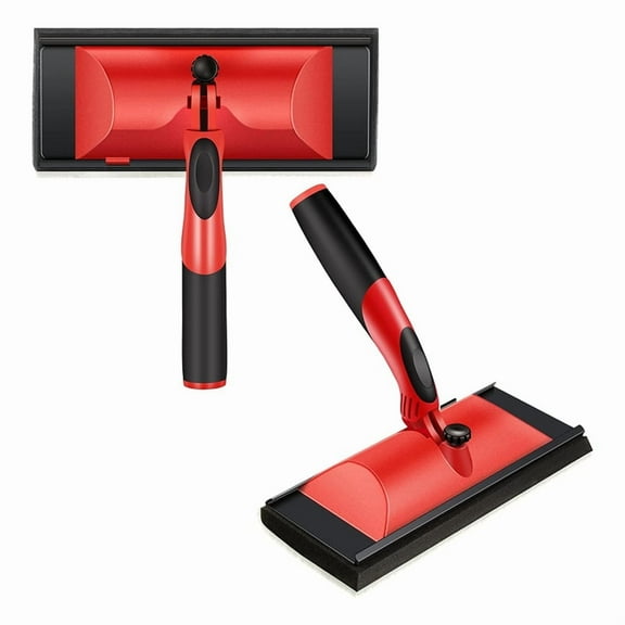 Symkmb 2pcs Stain Pads to Apply Paint with Handle Deck Stain Applicator for Extended Application of Stain Paint Sealer plastic