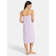 thumbnail image 2 of Lissome Women's Ultra Soft Stretch Knit Strapless Snap Closure Bath Wrap, Sizes S-3X, 2 of 4