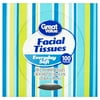 Great Value Facial Tissues, 100 sheets