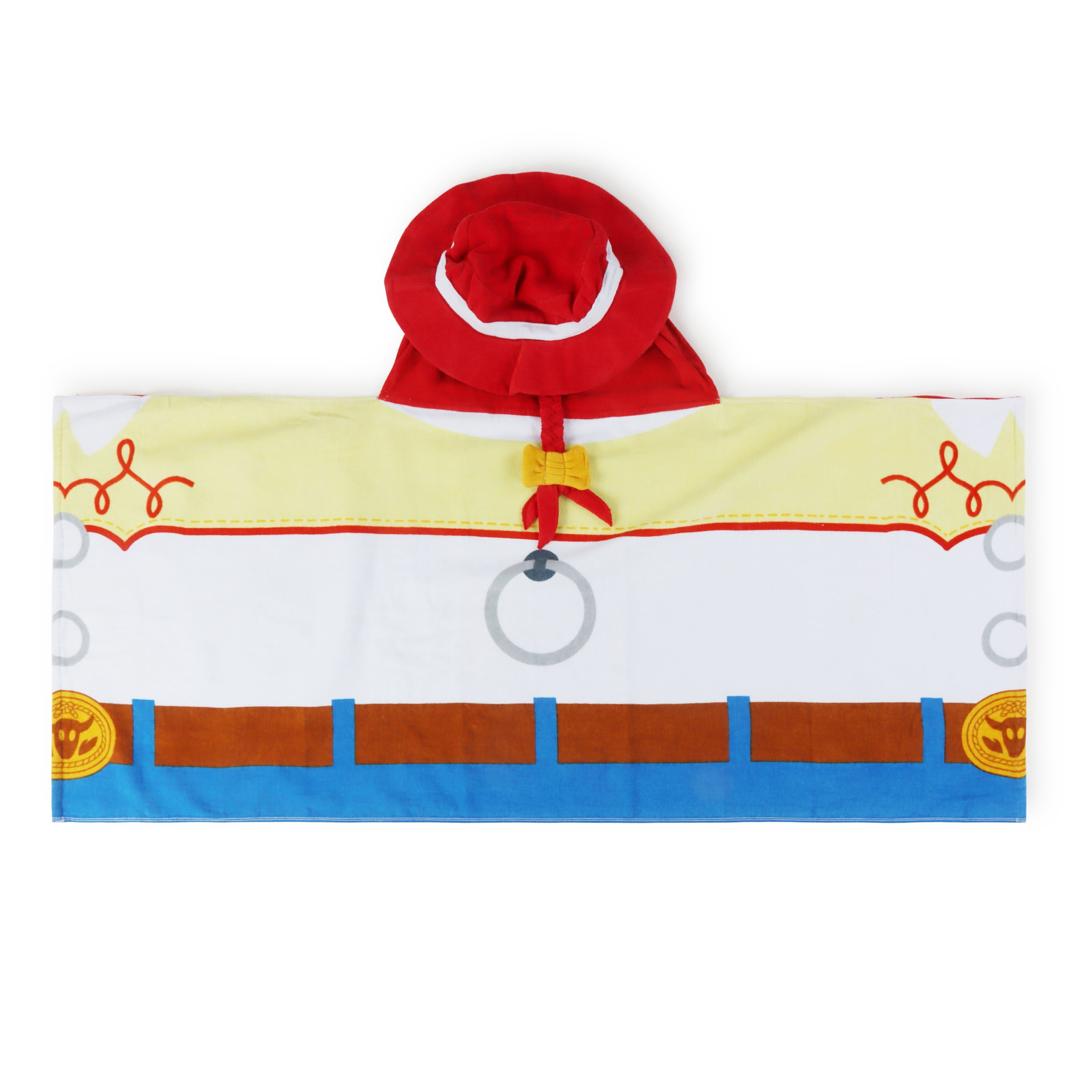 Disney Toy Story Jessie Kids Hooded Towel, Cotton, Multicolor, 22" x 51"
