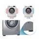 thumbnail image 3 of Almohadillas para pies, secadora antivibración, Base de refrigerador, almohadilla antideslizante fija, alfombrilla de goma, almohadilla para patas de muebles, antideslizante y duradera, 4 Ud, 3 of 5