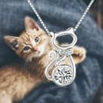 thumbnail image 5 of AOBOCO Birthday Gifts for Her, S925 Sterling Silver Cat Necklaces Cat Jewelry for Women Girls, Cat Gifts for Cat Lovers, 5 of 7