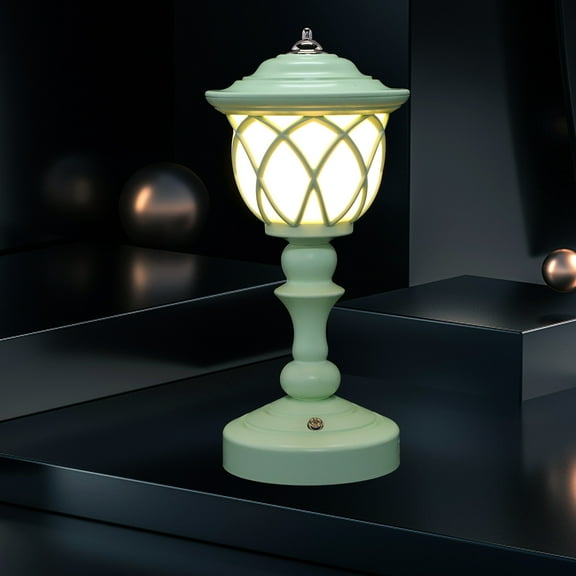 TINKSKY Bedside Table Lamp Mini Night Lamp Light Green 1Set Warm Light