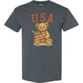 thumbnail image 3 of Inktastic Patriotic USA Teddy Bear with American Flag T-Shirt, 3 of 5