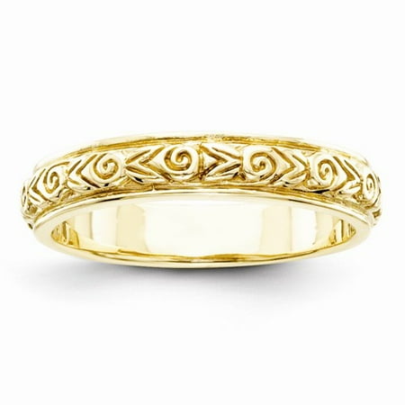 14k Yellow Gold Wedding Band