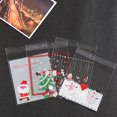 thumbnail image 4 of Oraceous 100Pcs Christmas Cookie Bags Clear Candy Bags Christmas Cellophane Bags Xmas Treat Bag For Snack Candy Bakery Biscuit Gifts, 4 of 10
