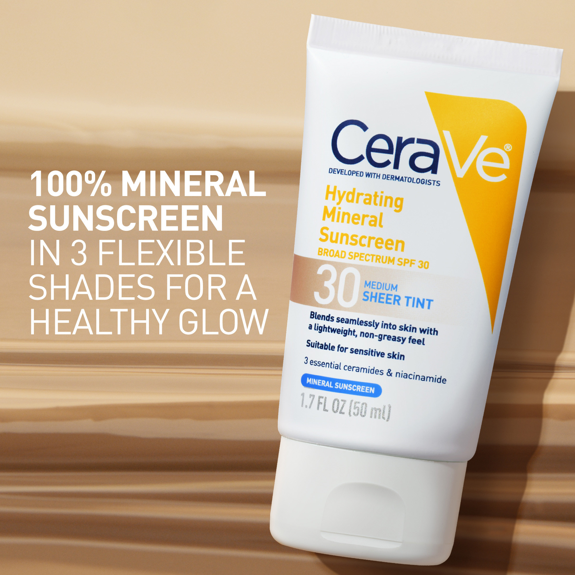 CeraVe Tinted Hydrating Mineral Sunscreen SPF 30 photo 3