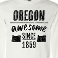 thumbnail image 4 of Inktastic Oregon Awesome Since 1859 Long Sleeve T-Shirt, 4 of 5