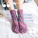 thumbnail image 5 of Calcetines de invierno para mujer sweethay AP000569-04B Morado Rojo y Blanco, 5 of 6