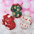 thumbnail image 2 of Christmas Fleece Dog Warm Clothes Cotton Pet Winter Clothing for Small Dog Cat Shirt Puppy Dog Costume Chihuahua Yorkies Outfit, 2 of 6