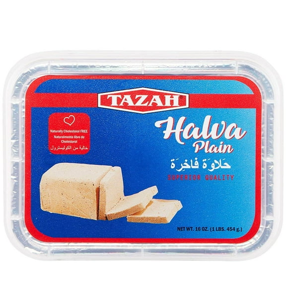 Tazah halva pistachio, plain 454g