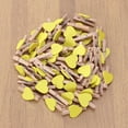 thumbnail image 3 of 50pcs Love Wood Clips Beautiful Small Fixation Clips for Photo Painting (Yellow), 3 of 7