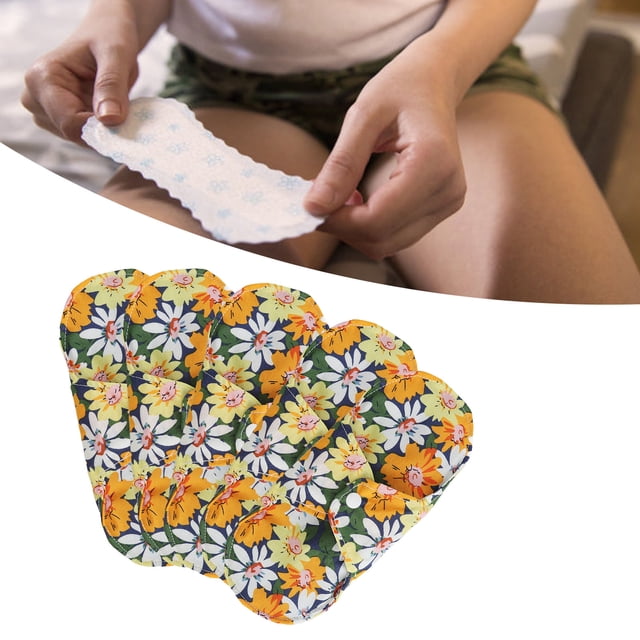Almohadilla Sanitaria Reutilizable De Alta Absorción, Suave Y Agradable Para La Piel, Almohadilla Menstrual De Tela Lavable Con Tecnología De Lucha Contra Alérgenos, Ecológica