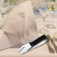 thumbnail image 4 of 100Pcs Self Adhesive Napkin Rings Black Disposable Paper Napkin Bands for Elegant Table Settings, 4 of 7
