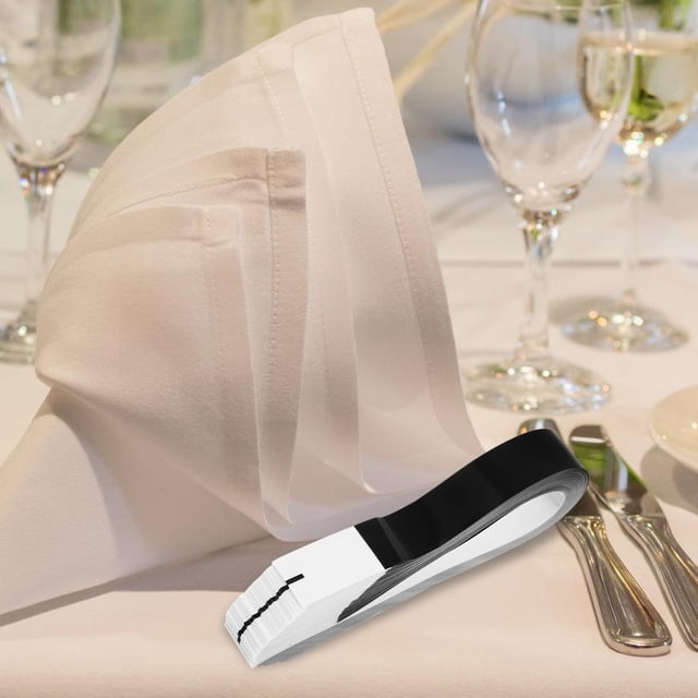 CHICHUMID 100Ud Para Servilleta Autoadhesivos Negros Para Fiestas Y Banquetes