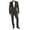 CHARCOAL, variant on Braveman Men's Shawl Lapel Runway Tuxedo
