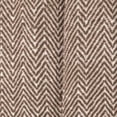 thumbnail image 2 of Manta DII Chevron de algodón tejida a mano, 50 x 60 cm, color marrón, 2 of 8