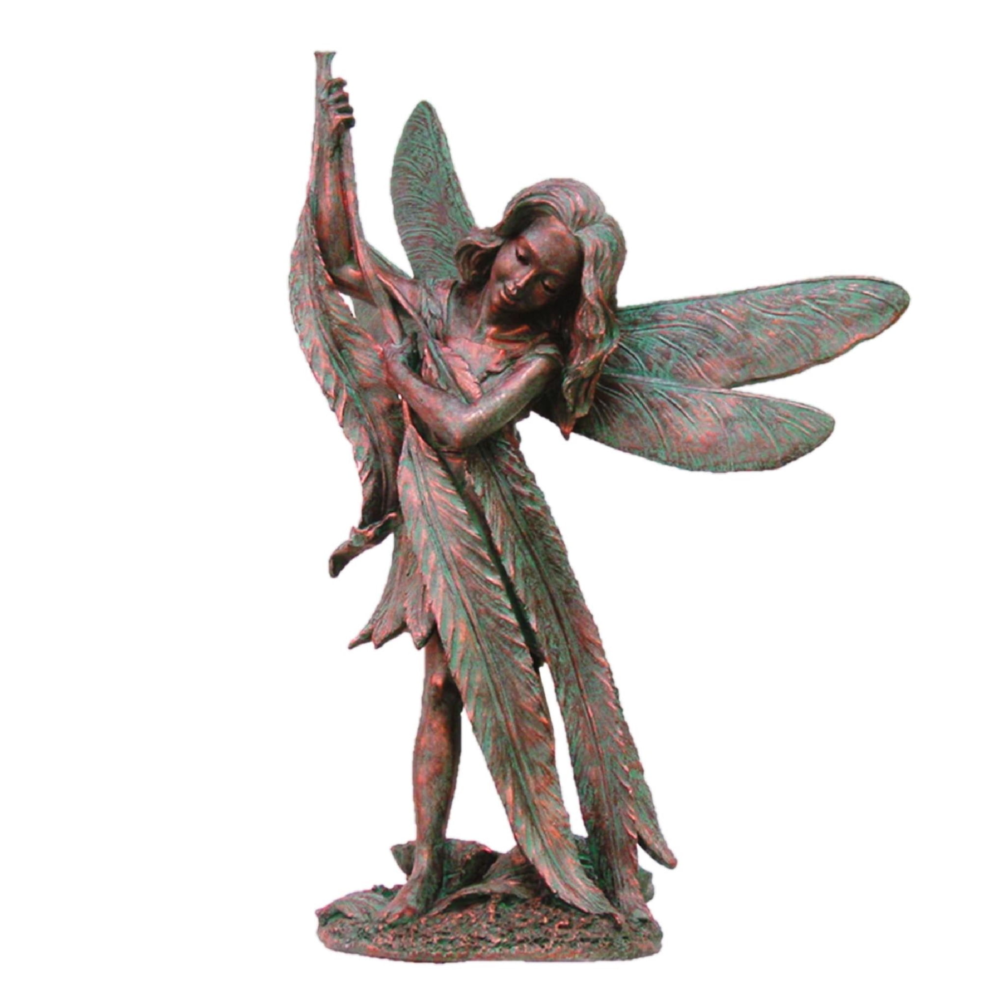 Homestyles 26"H Samantha Willow Fairy in Bronze Patina Home Patio & Garden Extra Large Statue