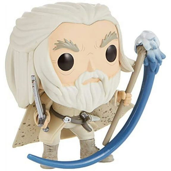 Funko Pop! Movies: Lord of The Rings - Gandalf The White (with Sword & Staff) (Glows in The Dark) (Special Edition) #1203 Vinyl Figure