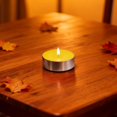 thumbnail image 4 of Bulk 50 Pack Classic Tea Light Candles, Colorful Unscented Paraffin Wax Tealights for Christmas Valentine's Easter Birthday Wedding Anniversaries Party Halloween and Home Decor, 4 of 5