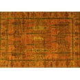 thumbnail image 1 of Ahgly Company Machine Washable Indoor Rectangle Abstract Yellow Modern Area Rugs, 2' x 4', 1 of 4