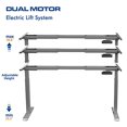 thumbnail image 3 of AIMEZO Dual Motor Electric Stand Up Desk Adjustable Height Standing Desk Frame Ergonomic Home Office, 3 of 5