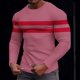 thumbnail image 1 of Blusas y camisas de manga larga con cuello redondo para hombre, ropa deportiva para el hogar, pijamas, camisetas casuales holgadas de color liso, blusa deportiva de poliéster para hombre, 1 of 5