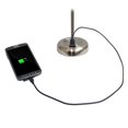thumbnail image 2 of LimeLights Stick Lamp with Charging Outlet and Fabric Shade, 2 of 5
