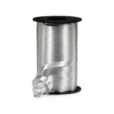 - 6 Unit Silver Curling Ribbon 3/8