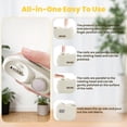 thumbnail image 3 of Electric Nail Clipper, 2 in 1 Automatic Nail Trimmer with Polishing, LED Light and Nail Scraps Storage, for Baby Seniors Adults, 3 of 7