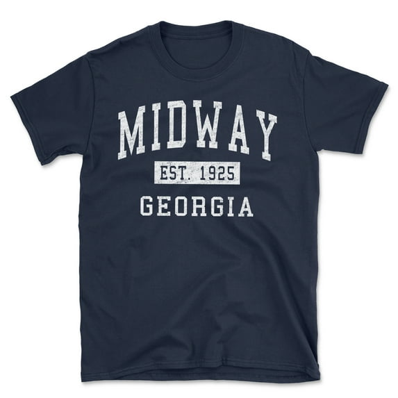 Midway Georgia Classic Established Men's Cotton T-Shirt