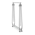thumbnail image 4 of Whitmor Foldable Garment Rack - Rolling Clothes Hanger - Adjustable Height, 4 of 7
