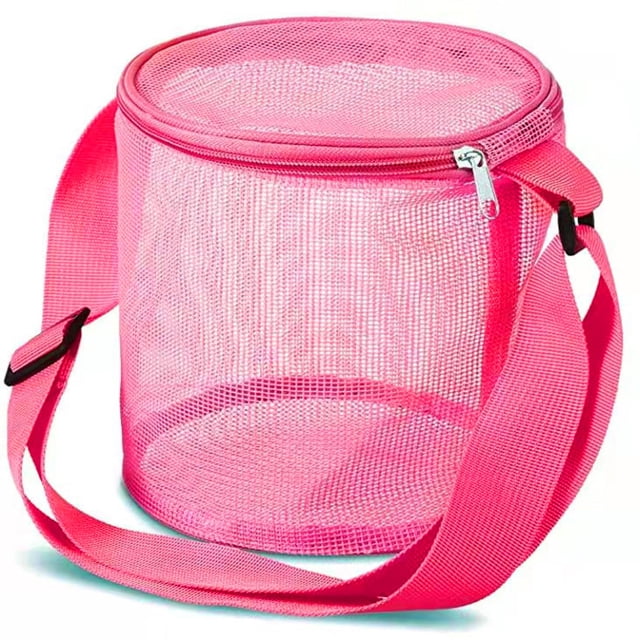 Hbdhejl Sac de Collection Sac de Mer Sac de Ramassage pour Enfants Jouets de Plage Sac de Collection en Filet Sac de Jouets de Sable de Plage Utilisé pour Tenir