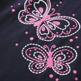 thumbnail image 5 of TAIAOJING Baby Girl Clothes Kids Long Sleeve Butterfly Printed Top And Pants Pajamas Set Outfits For Girl 7-8 Years, 5 of 9