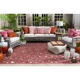 thumbnail image 2 of BoutiqueRugs Chinchilla Outdoor Runner Rug - Outdoor Safe - Red - 2'6" x 8' Runner, 2 of 6