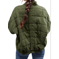 thumbnail image 6 of Womens Lightweight Long Sleeve Full-Zip Quilted Jacket Stand Neck Puffer Jacket Coat Warm Winter Outerwear, 6 of 7