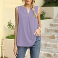 thumbnail image 5 of DxhmoneyHX Tank Tops for Women V Neck Loose Sleeveless Shirts Loose Fit Tunic Tees Causal Trendy Summer Beach Vacation Blouse, 5 of 6