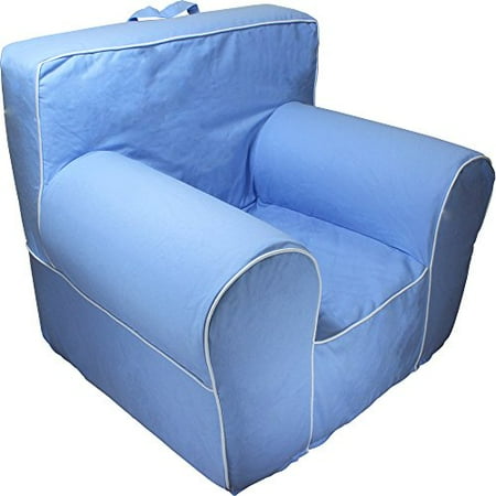 Cub Light - CUB CHAIRS Comfy Small Light Blue Kid's Chair with Machine Washable Removable Cover