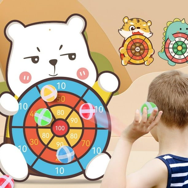 Juguete de diana para niños Zulema Oso bola de destino pegajosa