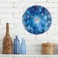 thumbnail image 7 of GZHJMY Christmas Snowflake Wall Clock, Silent Non Ticking Battery Operated Creative Decorative Round PVC Clock for Kitchen, Living Room, Bathroom, Home School Office Decor, 10 Inch, 7 of 7