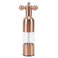 thumbnail image 1 of Pepper Mill Professional Refillable Ceramic Rotor Coarseness Adjustable Manual Pepper Salt Grinder for Kitchen Rose Gold L, 1 of 8