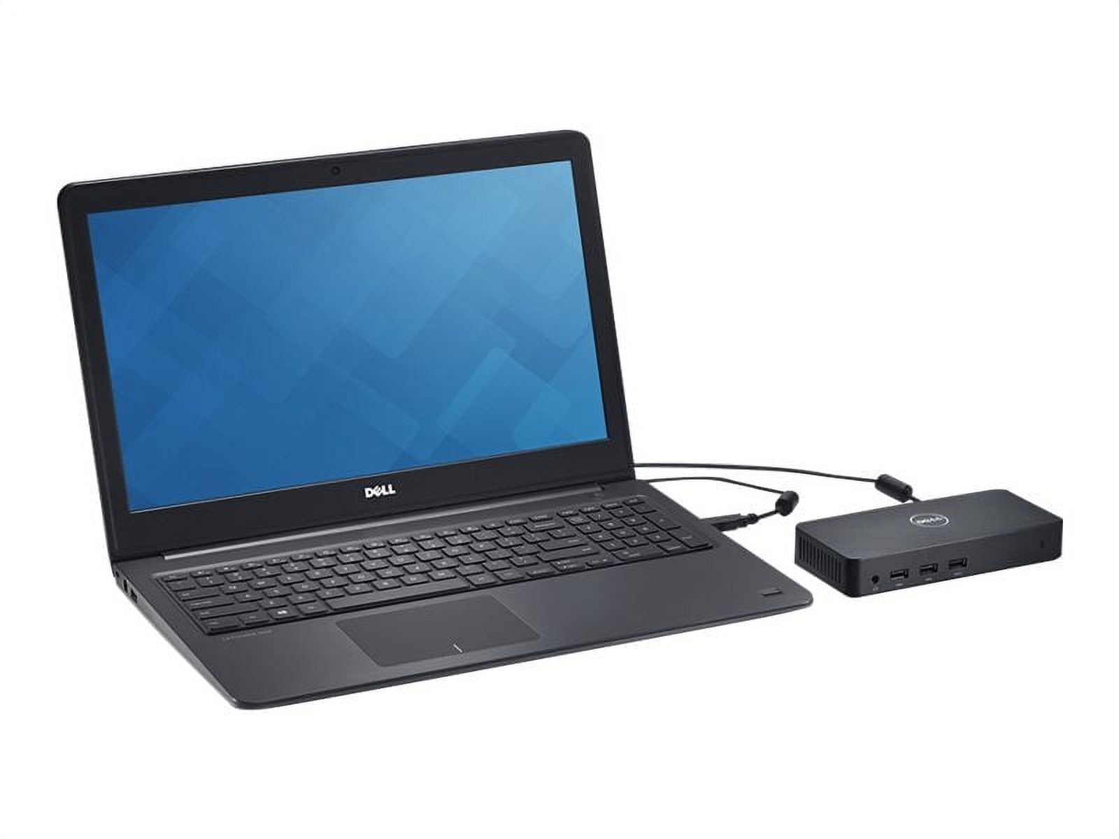 Dell D3100 USB 3.0 Docking Station - Triple 4K Display - 65W Power Adapter  - Black