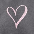 thumbnail image 2 of Dalix Heart Embroidered Fleece Zip Washed Hoodie Cold Fall Winter Women in Shadow XL X-Large, 2 of 5