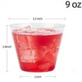 thumbnail image 2 of HXRH Clear Plastic Drink Cups,9 oz Disposable Cocktail Glasses,Bulk Beverage Cups,Iced Coffee Tumblers,for Wedding Thanksgiving, Christmas, Birthday, and Parties 20 Pack, 2 of 7