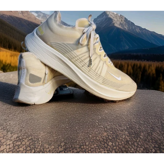 Ni - ke Men's US Size 11 - Ni - ke Zoom Fly SP - AJ9282-002 "Light Bone"