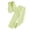 Green, variant on 2025 4-8Y Kids Girl'S 2 Piece Outfits Sleeveless Button Up Notched Lapel Collar Vest Jacket And Wide Leg Pants Set Blue